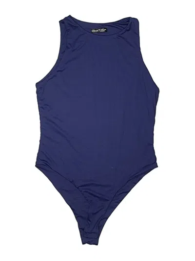 Pre-owned Shein Bodysuit In Blue