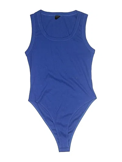 Pre-owned Shein Bodysuit In Blue