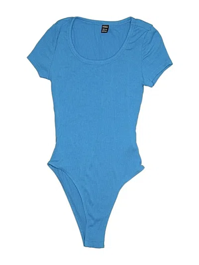 Pre-owned Shein Bodysuit In Blue