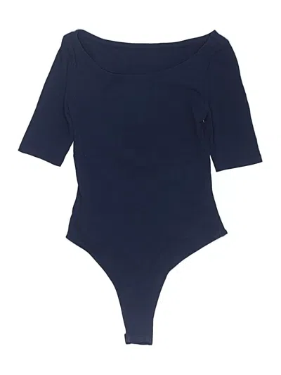 Pre-owned Shein Bodysuit In Blue
