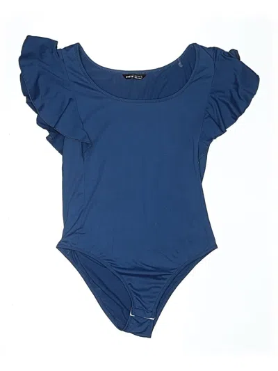 Pre-owned Shein Bodysuit In Blue