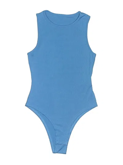 Pre-owned Shein Bodysuit In Blue