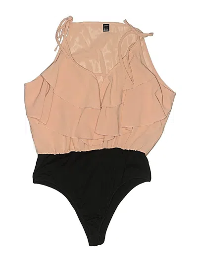 Pre-owned Shein Bodysuit In Brown
