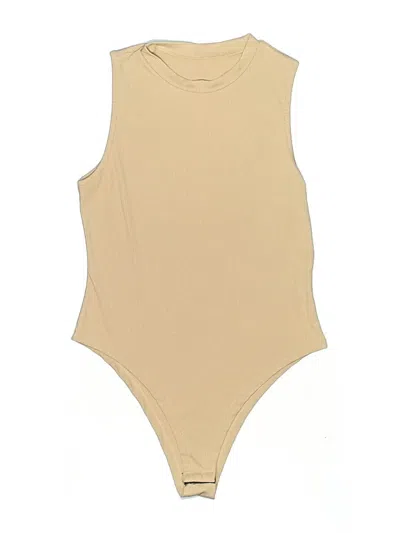 Pre-owned Shein Bodysuit In Brown