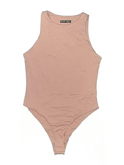 Pre-owned Shein Bodysuit In Brown