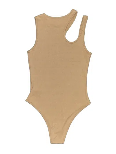 Pre-owned Shein Bodysuit In Brown