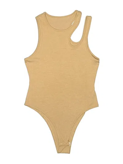 Pre-owned Shein Bodysuit In Brown