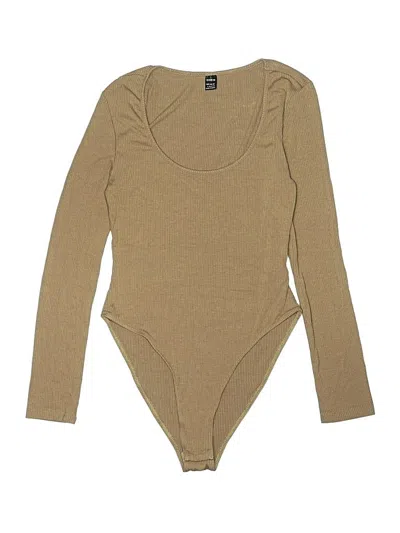 Pre-owned Shein Bodysuit In Brown
