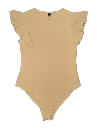 Pre-owned Shein Bodysuit In Brown