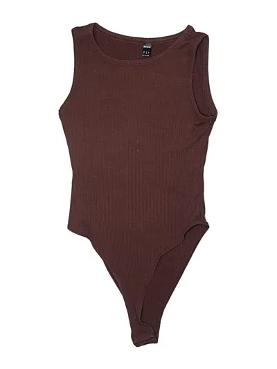 Pre-owned Shein Bodysuit In Brown