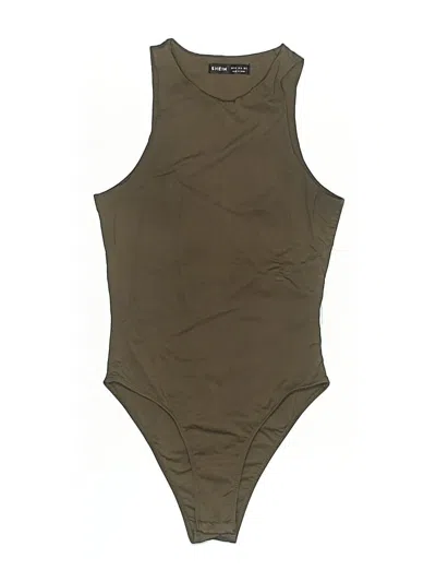 Pre-owned Shein Bodysuit In Brown