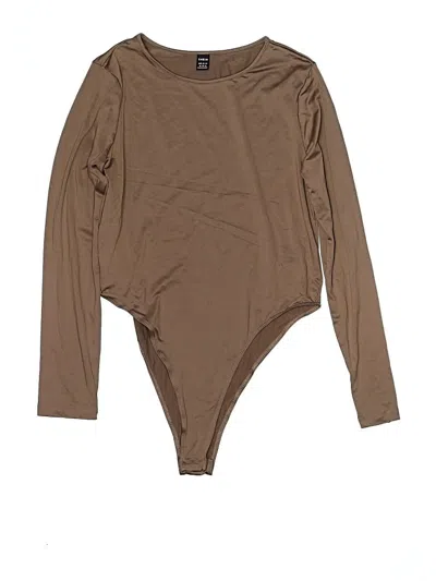Pre-owned Shein Bodysuit In Brown