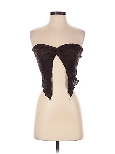 Pre-owned Shein Bodysuit In Brown