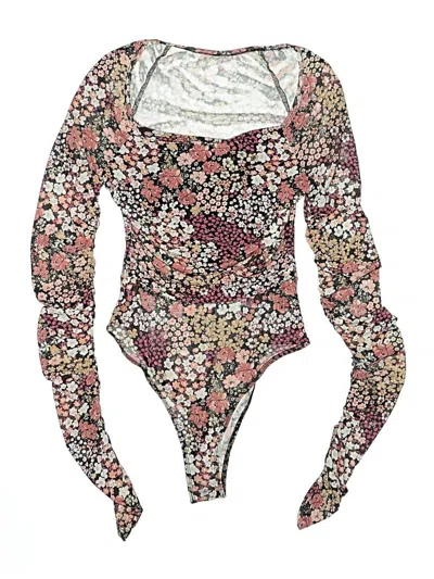 Pre-owned Shein Bodysuit In Burgundy