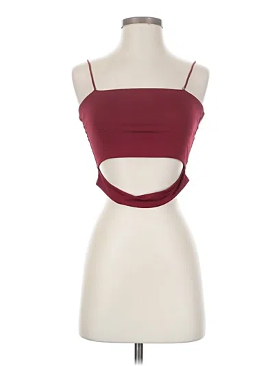 Pre-owned Shein Bodysuit In Burgundy