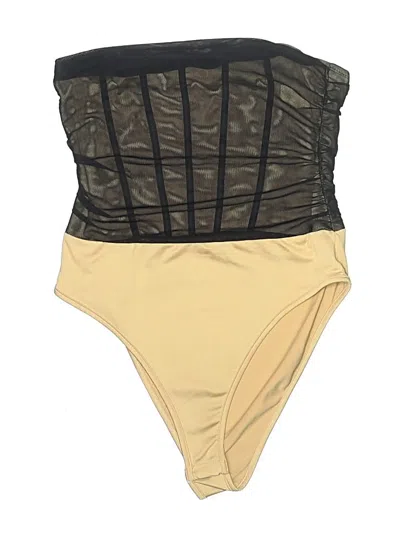 Pre-owned Shein Bodysuit In Gold