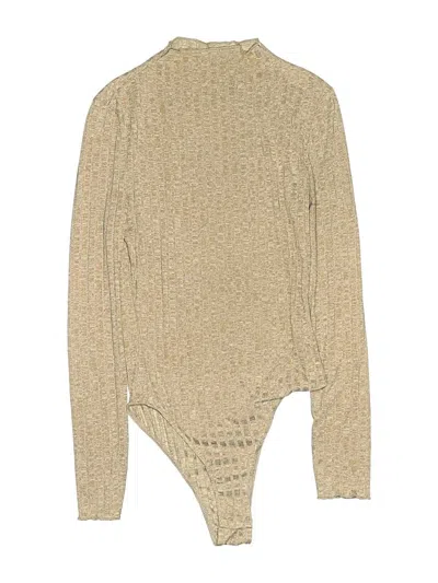 Pre-owned Shein Bodysuit In Gold