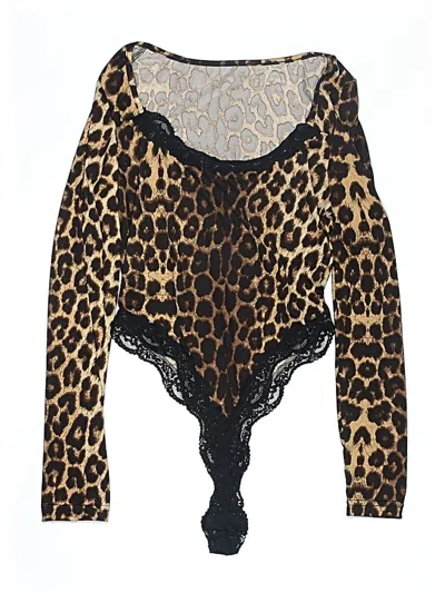 Pre-owned Shein Bodysuit In Gold