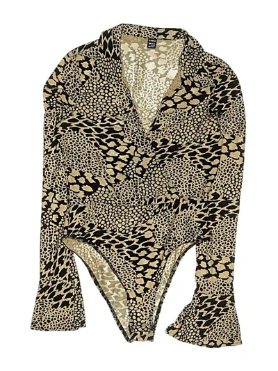 Pre-owned Shein Bodysuit In Gold