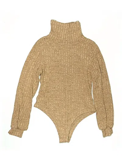 Pre-owned Shein Bodysuit In Gold
