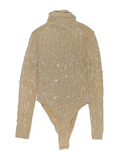 Pre-owned Shein Bodysuit In Gold