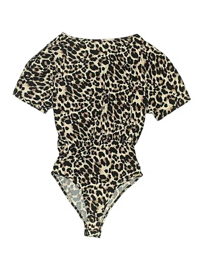 Pre-owned Shein Bodysuit In Gold