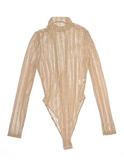 Pre-owned Shein Bodysuit In Gold