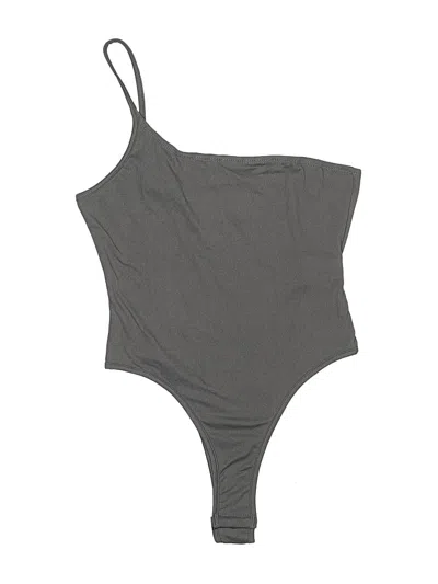 Pre-owned Shein Bodysuit In Gray
