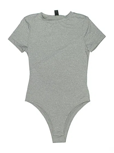 Pre-owned Shein Bodysuit In Gray