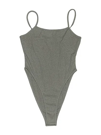 Pre-owned Shein Bodysuit In Gray