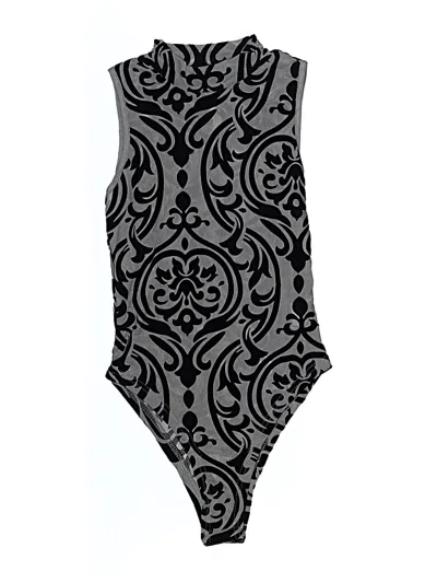 Pre-owned Shein Bodysuit In Gray