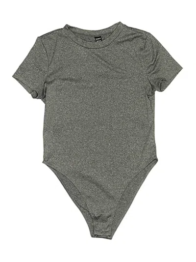 Pre-owned Shein Bodysuit In Gray