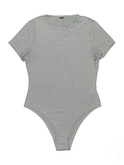 Pre-owned Shein Bodysuit In Gray