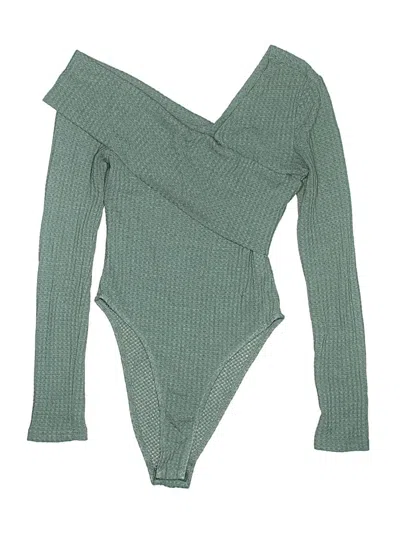 Pre-owned Shein Bodysuit In Green