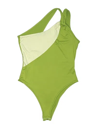 Pre-owned Shein Bodysuit In Green