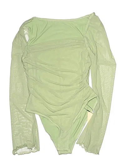 Pre-owned Shein Bodysuit In Green