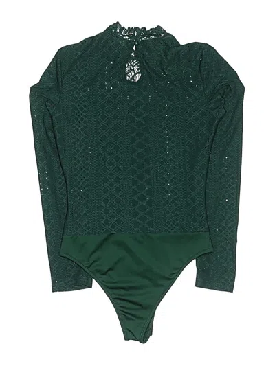 Pre-owned Shein Bodysuit In Green