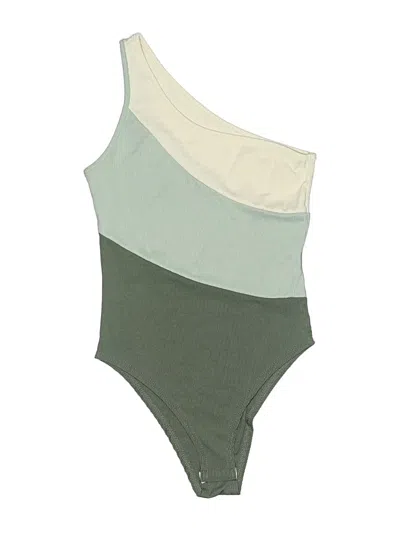 Pre-owned Shein Bodysuit In Green