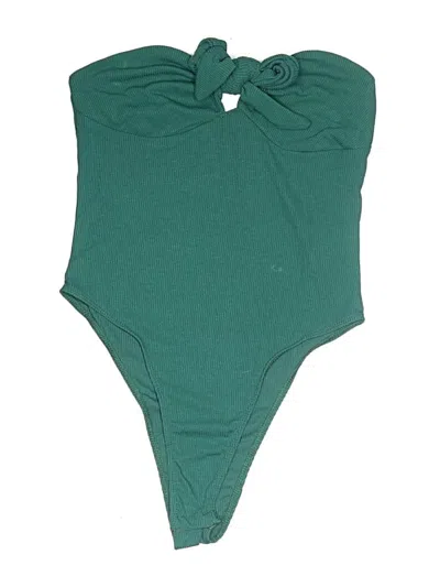 Pre-owned Shein Bodysuit In Green
