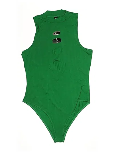 Pre-owned Shein Bodysuit In Green