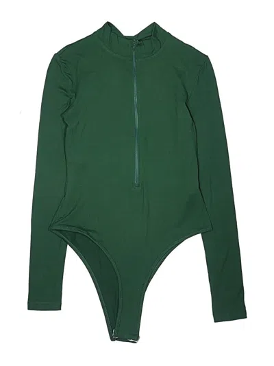 Pre-owned Shein Bodysuit In Green