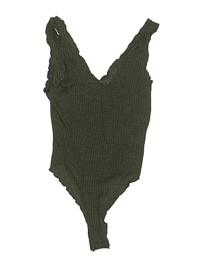 Pre-owned Shein Bodysuit In Green