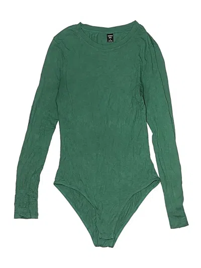 Pre-owned Shein Bodysuit In Green