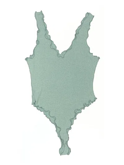 Pre-owned Shein Bodysuit In Green
