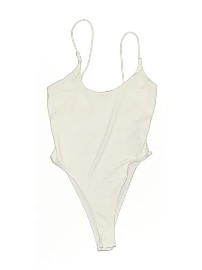 Pre-owned Shein Bodysuit In Ivory