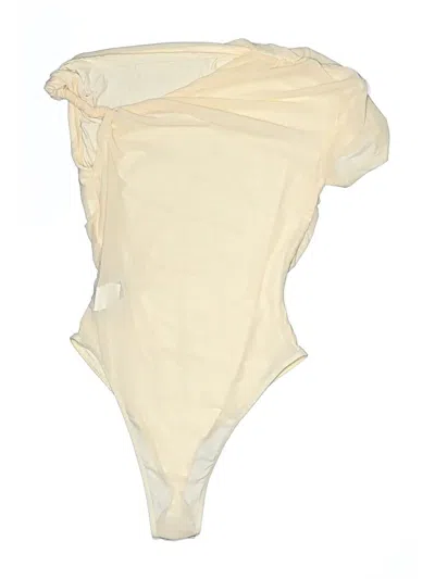 Pre-owned Shein Bodysuit In Ivory