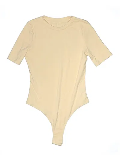Pre-owned Shein Bodysuit In Ivory