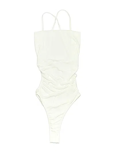 Pre-owned Shein Bodysuit In Ivory