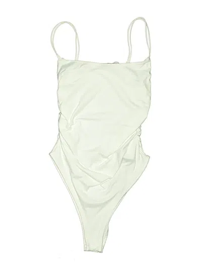 Pre-owned Shein Bodysuit In Ivory