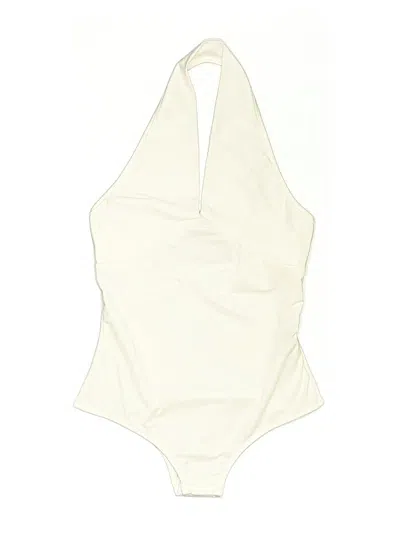 Pre-owned Shein Bodysuit In Ivory